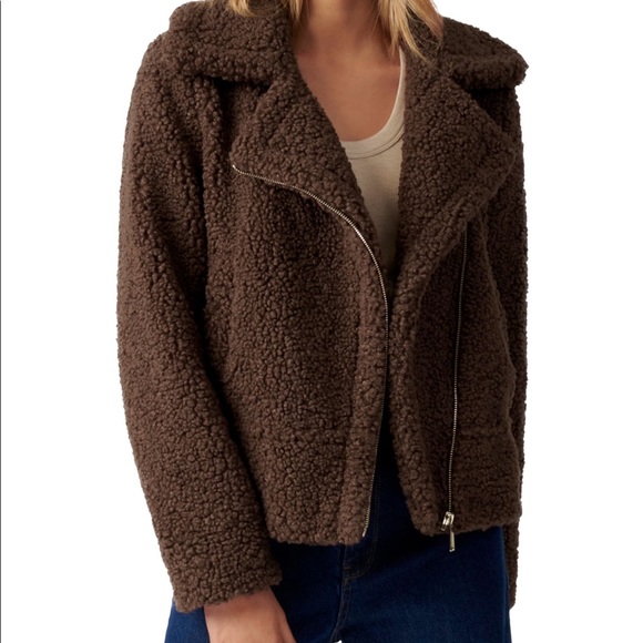 Brand New Borg Brown Jacket - Picture 6 of 6